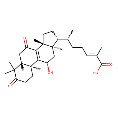 11b-Hydroxy-3,7-dioxo-5 a -lanosta-8,24(e)-dien-26-oic acid