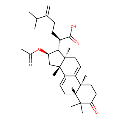 16-O-acetylpolyporenic acid C