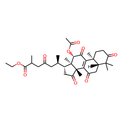 12b-Acetoxy-3,7,11,15,23-pentaoxo-5 a -lanosta-8-en-26-oic acid ethyl ester