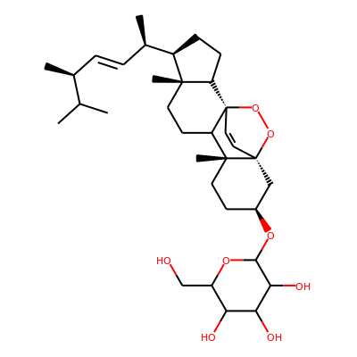 5α,8α-Epidioxy-24(r)-methylcholesta-6,22-dien-3β-d-glucopyranoside