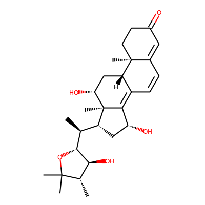 (12β,15β,22R,23S,24S)-22,25-epoxy-12,15,23-trihydroxyergost-4,6,8(14)-trien-3-one