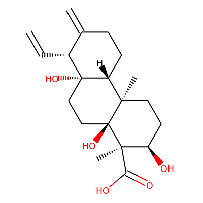 3α,5α,8β-Trihydroxycleistanth-13(17),15-dien-18-oic acid