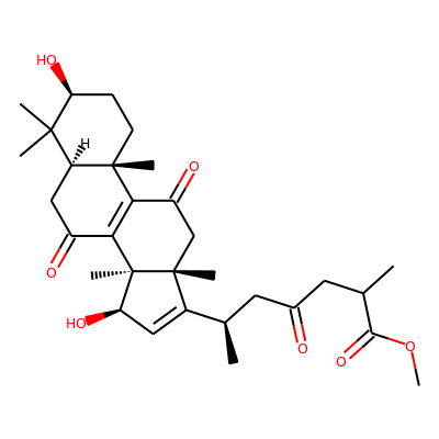 3β,15β-Dihydroxy-7,11,23-trioxo-lanost-8,16-dien-26-oic acid methyl ester