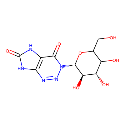 3-[(2R,3R,4S)-3,4,5-trihydroxy-6-(hydroxymethyl)oxan-2-yl]-3H,4H,5H,6H,7H-imidazo[4,5-d][1,2,3]triazine-4,6-dione