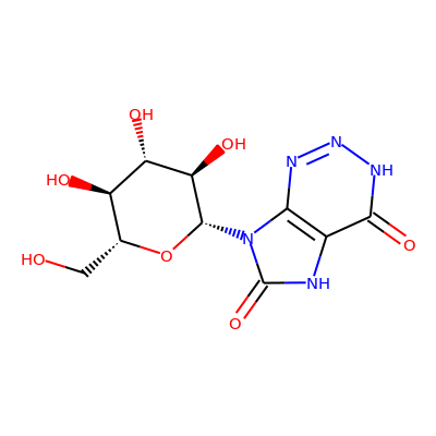 7-[(2R,3R,4S,5S,6R)-3,4,5-trihydroxy-6-(hydroxymethyl)oxan-2-yl]-3H,4H,5H,6H,7H-imidazo[4,5-d][1,2,3]triazine-4,6-dione