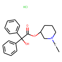 N-Ethyl-3-piperidylbenzilate hydrochloride