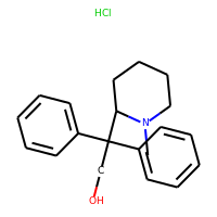 alpha,alpha-Diphenyl-1-methyl-2-piperidineethanol hydrochloride