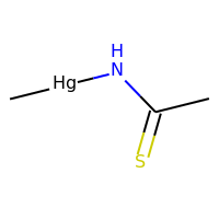 Mercury, methyl(thioacetamido)-