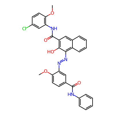 N-(5-Chloro-2-methoxyphenyl)-3-hydroxy-4-((2-methoxy-5-((phenylamino)carbonyl)phenyl)azo)naphthalene-2-carboxamide