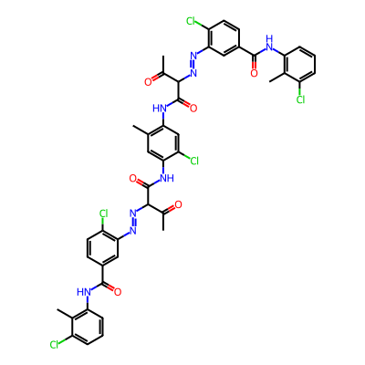 Benzamide, 3,3'-[(2-chloro-5-methyl-1,4-phenylene)bis[imino(1-acetyl-2-oxo-2,1-ethanediyl)-2,1-diazenediyl]]bis[4-chloro-N-(3-chloro-2-methylphenyl)-