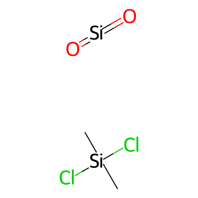 Silane, dichlorodimethyl-, reaction products with silica