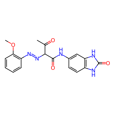 Butanamide, N-(2,3-dihydro-2-oxo-1H-benzimidazol-5-yl)-2-[2-(2-methoxyphenyl)diazenyl]-3-oxo-