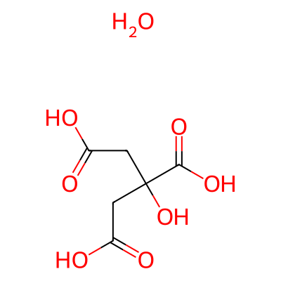 1,2,3-Propanetricarboxylic acid, 2-hydroxy-, hydrate (1:1)