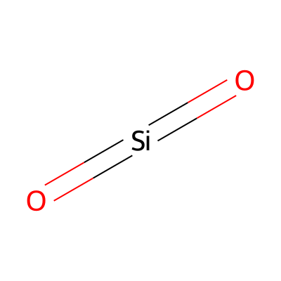 Silica, amorphous, fumed, cryst.-free