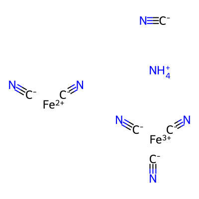 Ferrate(4-), hexakis(cyano-.kappa.C)-, ammonium iron(3+) (1:1:1), (OC-6-11)-