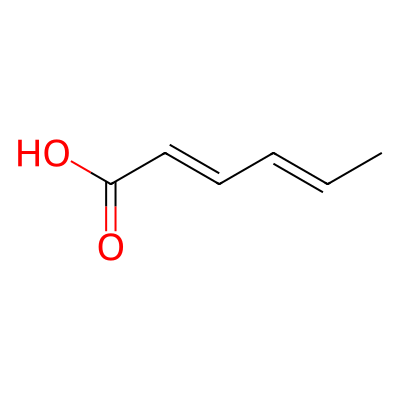 2E,4E-Hexadienoic acid