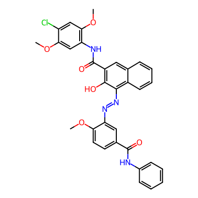 N-(4-Chloro-2,5-dimethoxyphenyl)-3-hydroxy-4-((2-methoxy-5-((phenylamino)carbonyl)phenyl)azo)naphthalene-2-carboxamide
