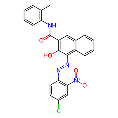 2-Naphthalenecarboxamide, 4-[(4-chloro-2-nitrophenyl)azo]-3-hydroxy-N-(2-methylphenyl)-