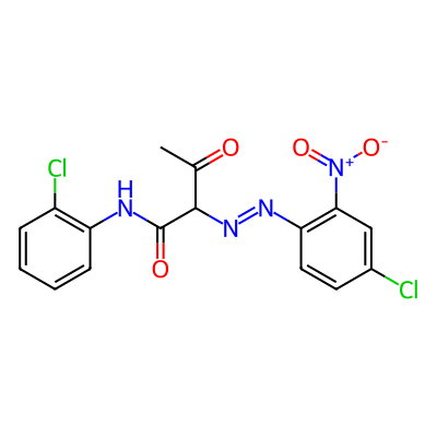 Butanamide, 2-[2-(4-chloro-2-nitrophenyl)diazenyl]-N-(2-chlorophenyl)-3-oxo-